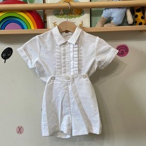 Toddler Boy Vintage Baptism Set